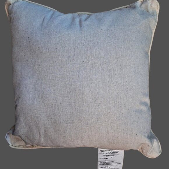 Hummingbird And Hibiscus 15" Decorator Pillow Lena Liu NWT - Picture 4 of 7